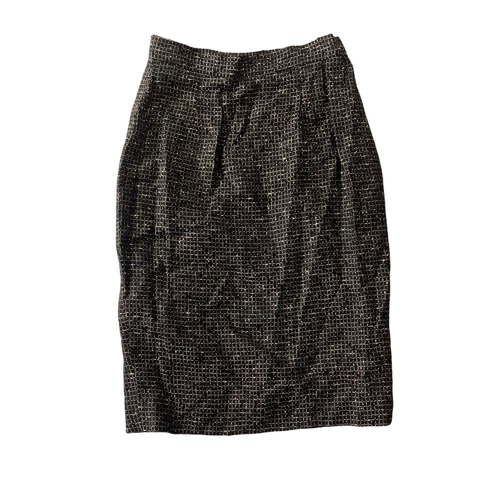 Julie & Leonard Glitter Pencil Skirt